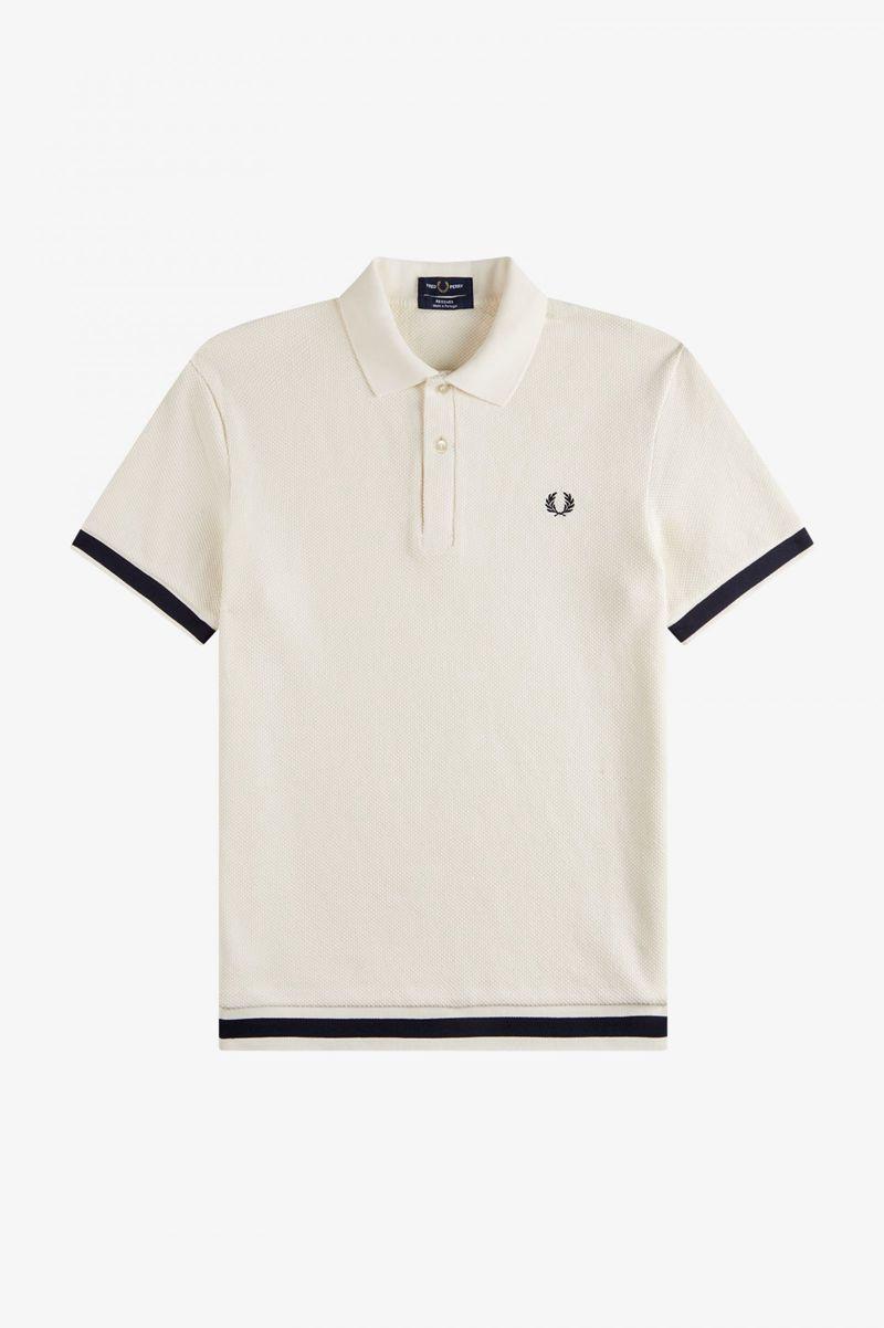 White Fred Perry M3807 Men's Polo Shirts | PH 1456HAPK